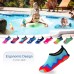 Quick-Dry, Non-Slip, Lightweight Water Shoes For Summer, Beach, Sea & Pool – For Boys, Girls, Babies, Toddlers & Little Kids, Blue/Orange, Youth 1-2