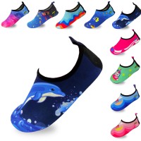 Quick-Dry, Non-Slip, Lightweight Water Shoes For Summer, Beach, Sea & Pool – For Boys, Girls, Babies, Toddlers & Little Kids, Dolphin, Baby 6-7