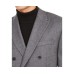  Men’s Classic-Fit Double-Breasted Ultra Flex Coat, Grey, 38 R