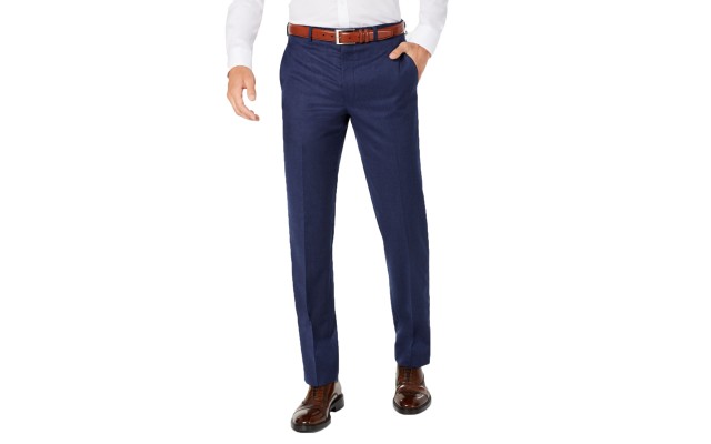 Ralph Lauren Men's  Classic-Fit Solid Dress Pants, Navy, 34X32