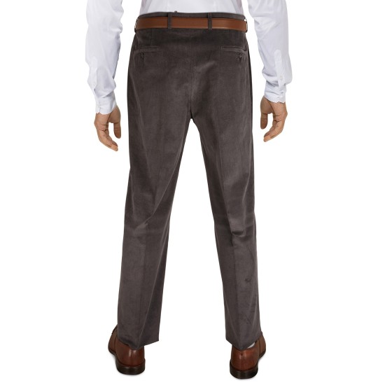 Ralph Lauren Men’s Classic-Fit Stretch Corduroy Performance Pants, Gray, 36X34