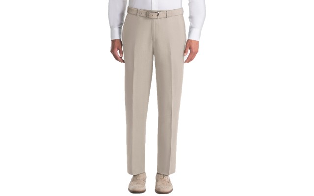  Men’s Classic Fit Ultra Flex Linen Pants (Tan,31X32)