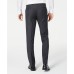  Men’s Classic-Fit UltraFlex Stretch Charcoal/Blue Stripe Suit Pants, Charcoal, 30×30