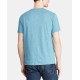  Men’s Classic-Fit V Neck T-Shirt (Blue, M)