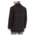 Ralph Lauren Men’s Double Breasted Tartan Plaid Coats, Navy, 38R