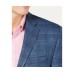  Men’s Plaid Jacket (Blue/Brown, 40T)