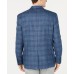  Men’s Plaid Jacket (Blue/Brown, 40T)