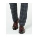  Men’s Plaid Ultra-Flex Dress Pants Charcoal, 33X32