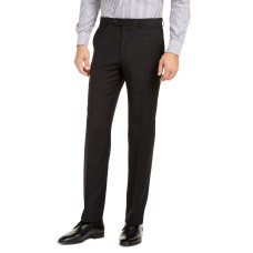 Ralph Lauren Men’s Slim-Fit UltraFlex Stretch Solid Suit Pants
