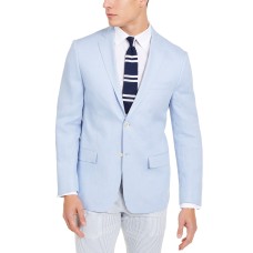 Ralph Lauren Men’s UltraFlex Classic-Fit Linen Sport Coats, Blue, 42T