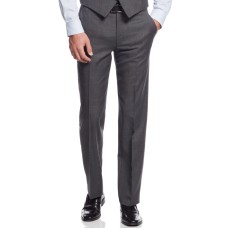 Ralph Lauren Sharkskin Ultraflex Classic Fit Dress Pants (Gray, 44X30)