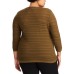Ralph Lauren Womens Plus Ruthie Eyelet 3/4 Sleeve Sweater 2X – Green