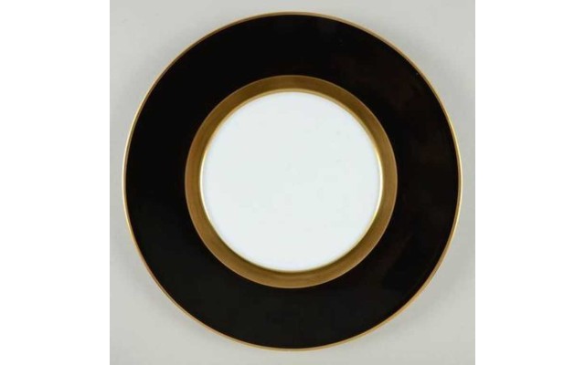  Gala Buffet Plate (Black, 12.5 Inch)