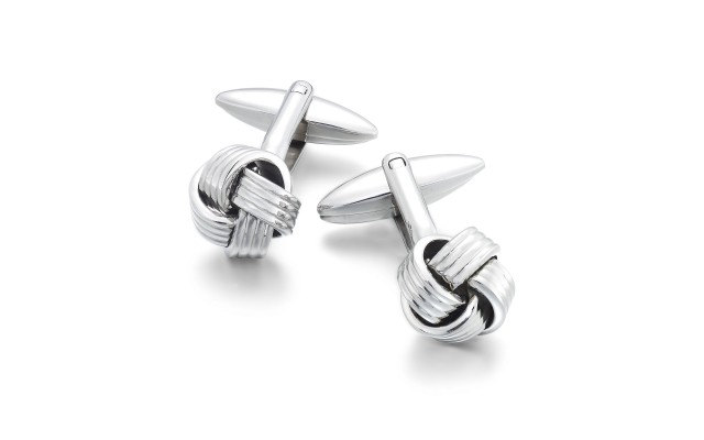  Knot Cufflinks (Silver)