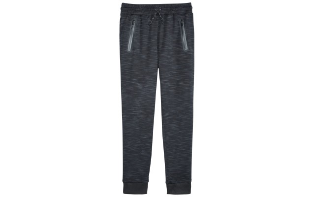  Big Boys Cool Space Dye Fleece Jogger (Black, L)