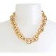 Gold Circle Link Collar Necklace (19)