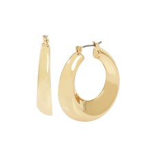 Robert Lee Morris Soho Sculptural Wide Hoop Earrings, Gold
