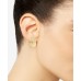  Soho Small Gold-Tone Wavy Hoop Clip-On Earrings 3/4″