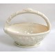 Rose Basket Ivory Sculpture crafted of hand-painted  fine porcelain