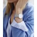  Women’s Year-Round Quartz Watch with Stainless Steel Strap, Silver, 18 (Model: MWSM40)