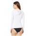  Juniors’ Hooded Rash Guard Women’s Swimsuit (Light Lilac, S)