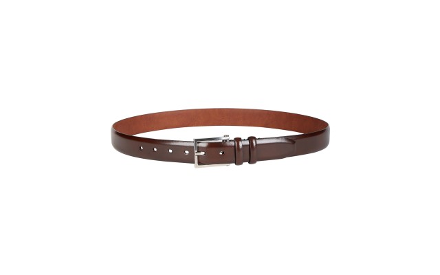  Distinction Men’s Double-Loop Belt (Brown, XL)