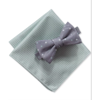 Ryan Seacrest Distinction Men’s Palmer 2-Pc. Pre-Tied Dot Bow Tie & Pocket Square Set