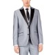  Distinction Men’s Slim-Fit Stretch Tuxedo Jacket, Silver, 40R