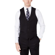 Ryan Seacrest Distinction Men’s Slim-Fit Stretch Tuxedo Suit Vest, Black, S