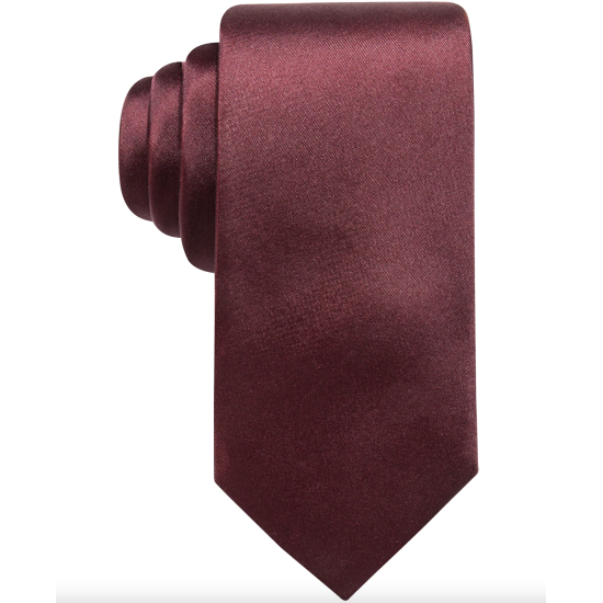  Seacrest Distinction Men’s Solid Silk Tie, Purple One Size