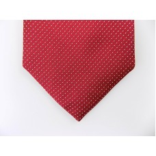 Ryan Seacrest Distinction Stardom Pindot Slim Tie (Bright Red)