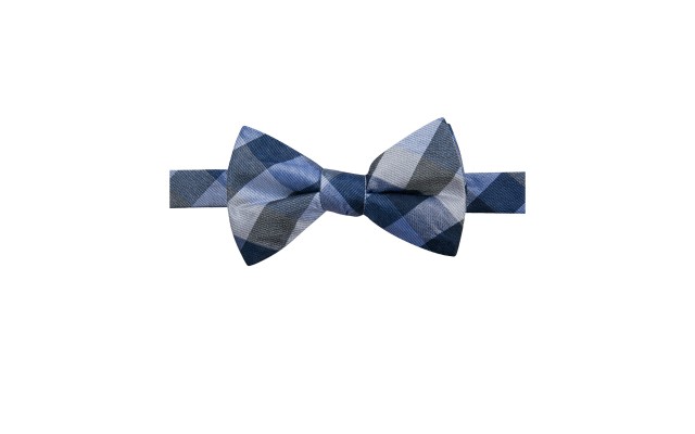  Men’s Designer Bow Tie (Blue/Gray)