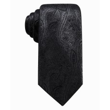 Ryan Seacrest Men’s Felipe Slim Paisley Tie (Black)