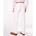  Men’s Classic-Fit White Linen Dress Pants (White, 38X32)