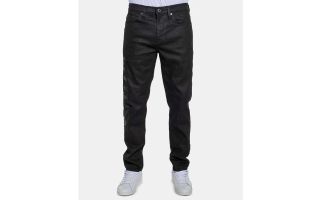  Men’s Slim-Fit Jeans (Black, 40×30)