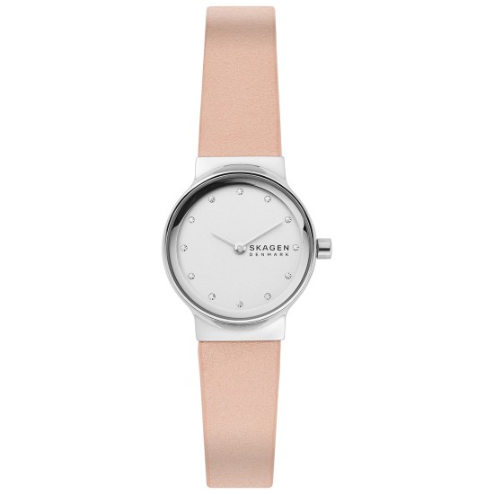  Women’s Freja Blush Leather Strap Watch (Pink)