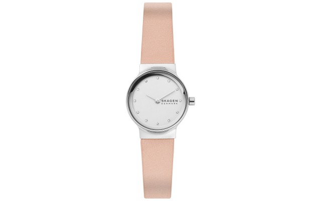  Women’s Freja Blush Leather Strap Watch (Pink)