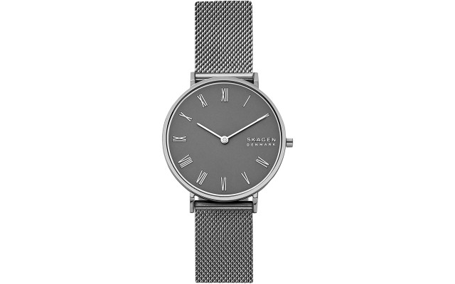  Women’s Hald Quartz Stainless Steel Mesh Watch, Metallic (Model: SKW2814)