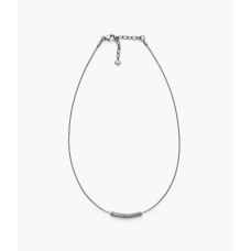 Skagen Women’s Merete Stainless Steel Brilliant Mesh Pendant Necklace