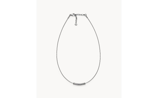  Women’s Merete Stainless Steel Brilliant Mesh Pendant Necklace