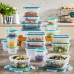  BPA-Free Plastic Storage Container Set – 38 pcs