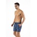 Solid Colored & Printed Quick Dry Summer Swim Trunks for Men, Swimwear, Bathing Suits, Swim Shorts with Various Colors & Designs, Starfish-blue, Large