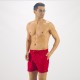 Solid Colored & Printed Quick Dry Summer Swim Trunks for Men, Swimwear, Bathing Suits, Swim Shorts with Various Colors & Designs, Red, Small