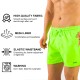 Solid Colored & Printed Quick Dry Summer Swim Trunks for Men, Swimwear, Bathing Suits, Swim Shorts with Various Colors & Designs, Green, 3X-Large