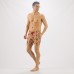Solid Colored & Printed Quick Dry Summer Swim Trunks for Men, Swimwear, Bathing Suits, Swim Shorts with Various Colors & Designs, Flowers, Medium
