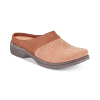 SoLite by Easy Street Cozy Women’s Mules, Dark Brown Size: 8.5 Ww