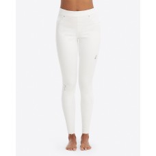 SPANX White Distressed Skinny Jeans (White, Medium)