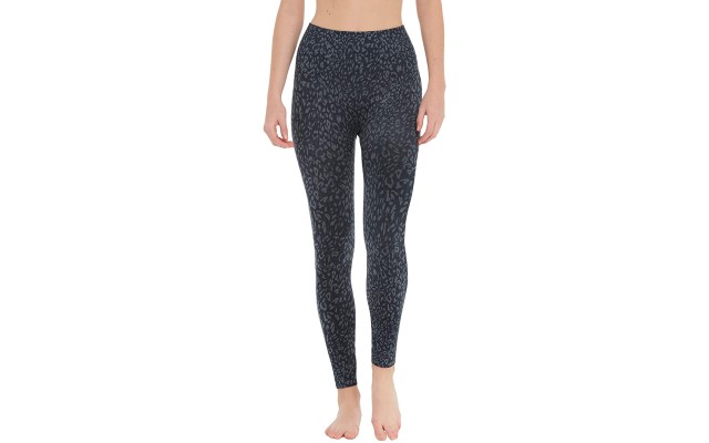  Women’s Seamless Camo Leggings, Indigo Leopard, X-Small
