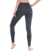  Women’s Seamless Camo Leggings, Indigo Leopard, X-Small