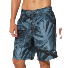 Speedo Men’s Kalo Palm 20″ Boardshorts, Gray, M